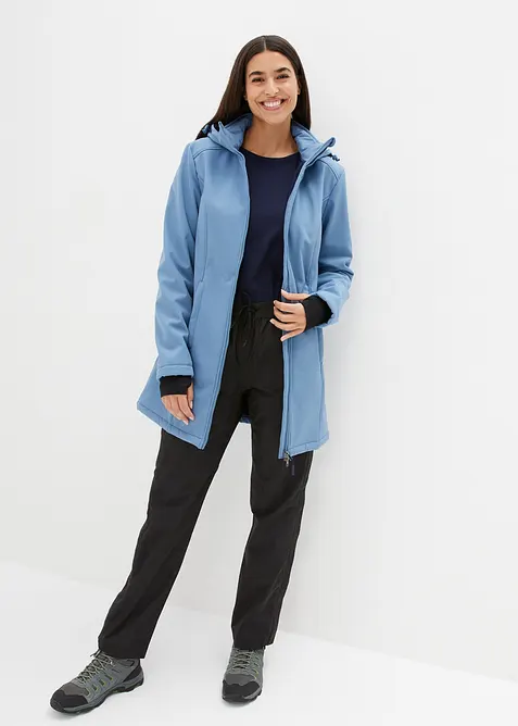 Ultra lehké kalhoty bez zapínání, s postranním zipem, nepromokavé, bonprix