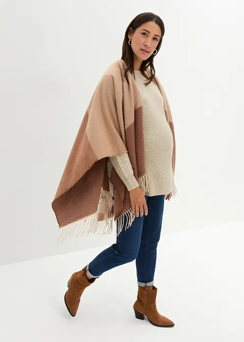 Teplý těhotenský/kojicí svetr 2 v 1, bonprix