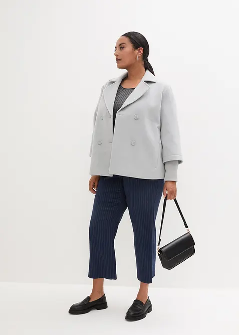 Kabanov&yacute; kab&aacute;tek s pleten&yacute;mi ruk&aacute;vy, bonprix