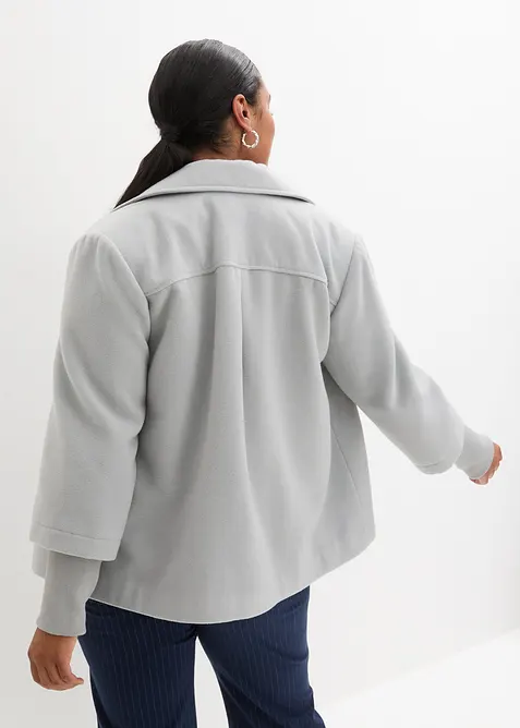 Kabanov&yacute; kab&aacute;tek s pleten&yacute;mi ruk&aacute;vy, bonprix