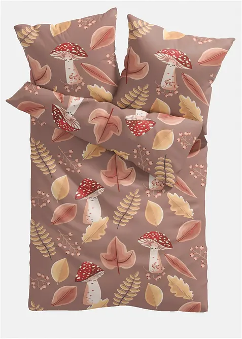 Povlečení s houbičkami, bonprix