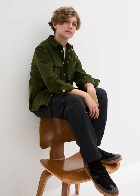 Sportovní cargo kalhoty z měkké směsi s bavlnou, bonprix