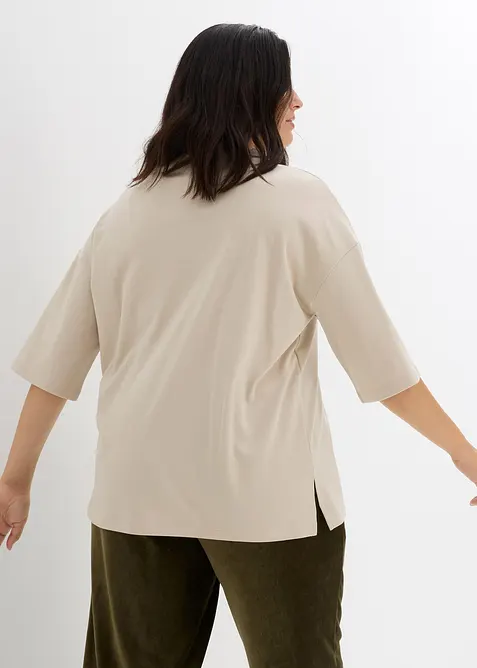 Oversize triko z čisté organické bavlny, bonprix