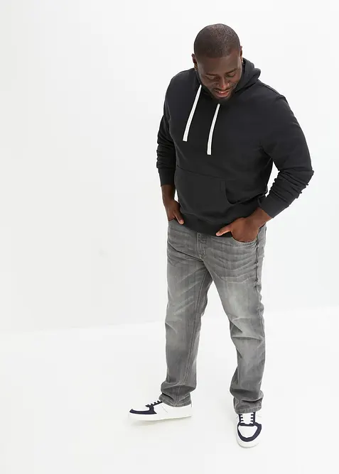 Mikina s kapuc&iacute;, z čist&eacute; bavlny, bonprix