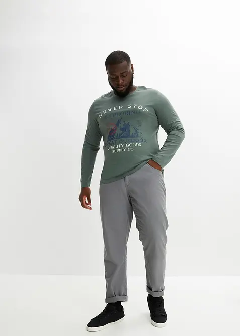 Triko, dlouhý rukáv (2 ks v balení), bonprix