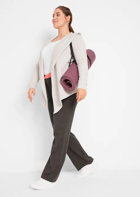 Bavlněné sportovní kalhoty, Bootcut (2 ks v balení), bonprix