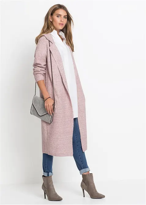 Dlouhý pletený kabát Loose Fit, bonprix