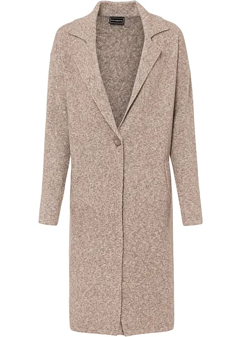 Dlouh&yacute; pleten&yacute; kab&aacute;t Loose Fit, bonprix