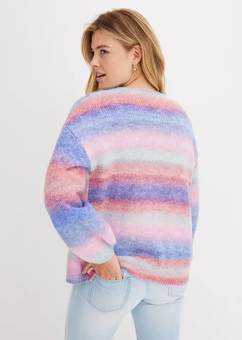 Pletený kabátek ze silnější pleteniny, z měkké vlněné směsi, bonprix