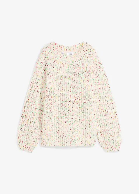 Oversize svetr z hrubé pleteniny, bonprix