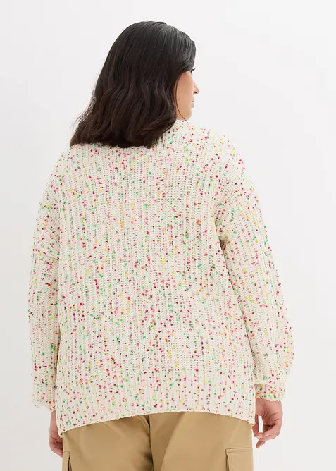 Oversize svetr z hrubé pleteniny, bonprix