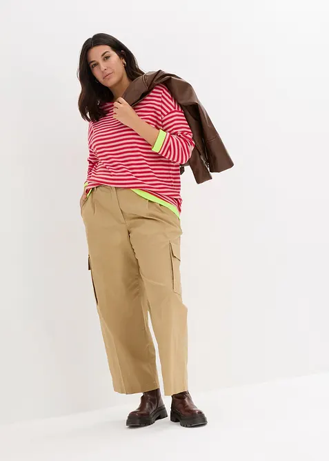 Tričko s dlouhým rukávem, bonprix