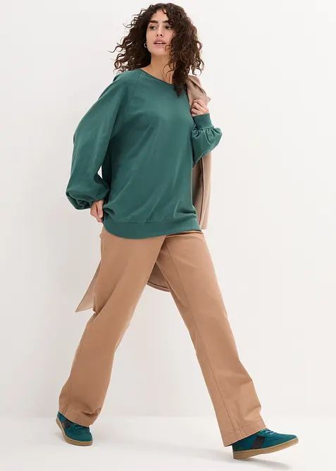 Oversize tričko z čisté bavlny, bonprix