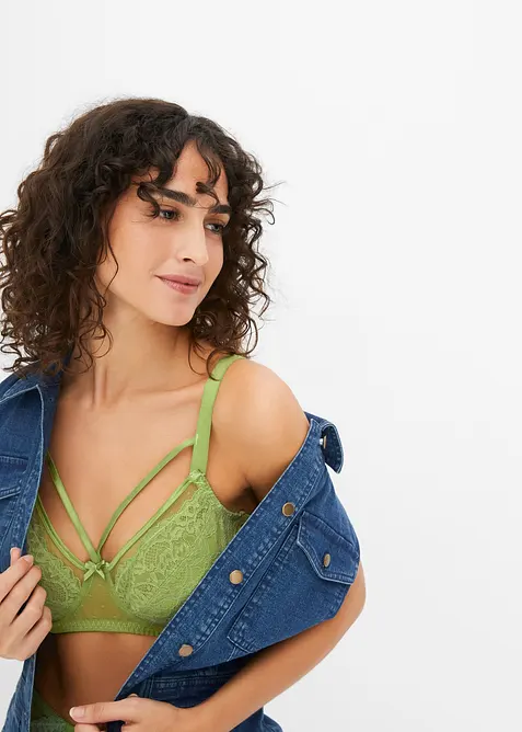 Zmenšovací podprsenka s jemnou krajkou, bonprix