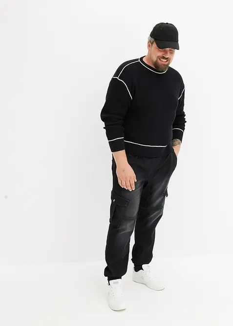 Svetr s recyklovanou bavlnou, Loose Fit, bonprix