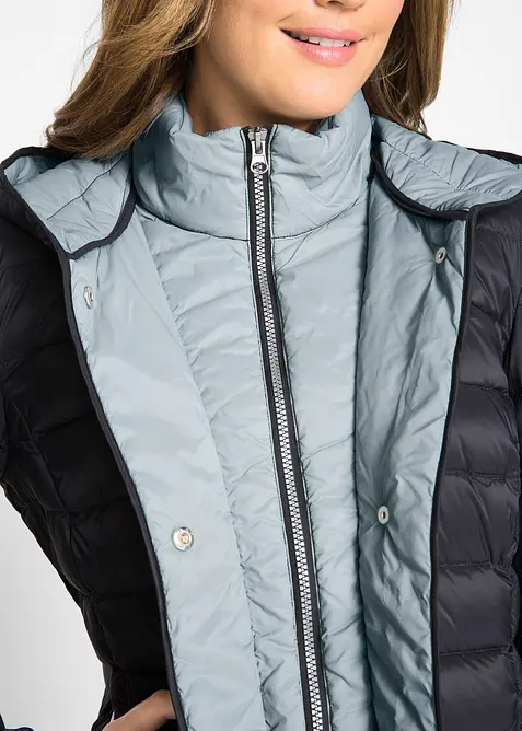 Péřová bunda se vzhledem 2 v 1, bonprix