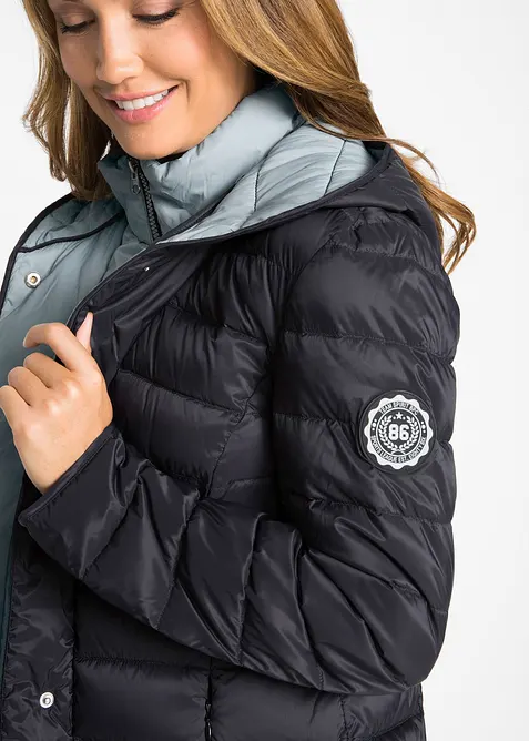 Péřová bunda se vzhledem 2 v 1, bonprix