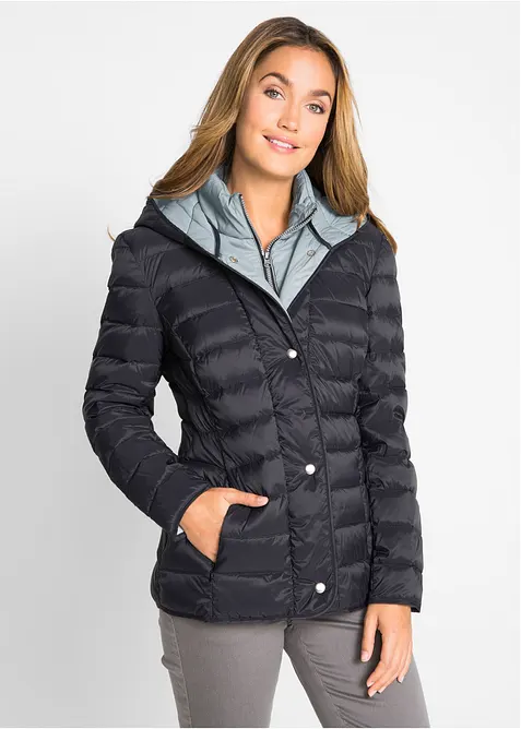 Péřová bunda se vzhledem 2 v 1, bonprix