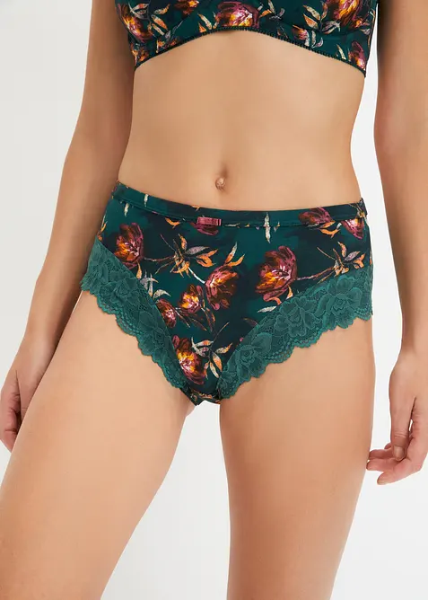 Maxikalhotky s jemnou krajkou (2 ks v balení), bonprix