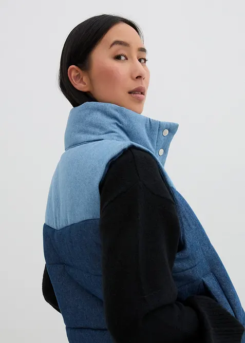 Dž&iacute;nov&aacute; pro&scaron;&iacute;van&aacute; vesta, bonprix