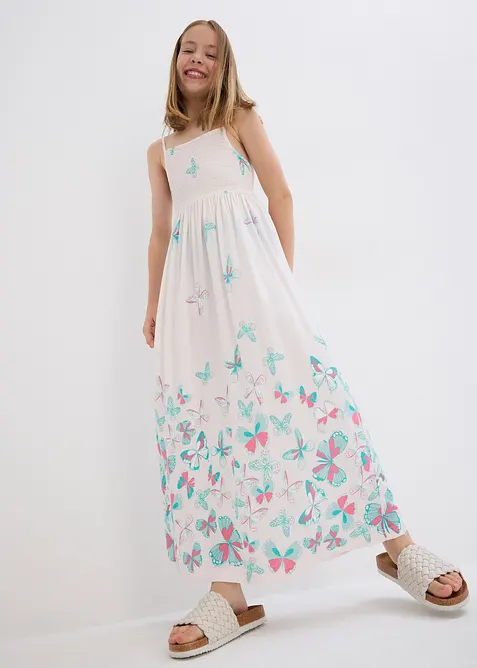 Maxi šaty ze splývavé viskózy, bonprix