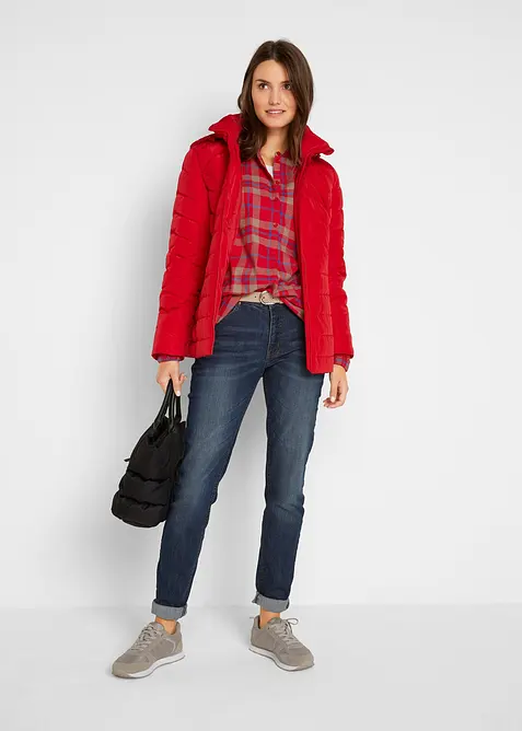 Lehká prošívaná bunda s odnímatelnou kapucí, bonprix