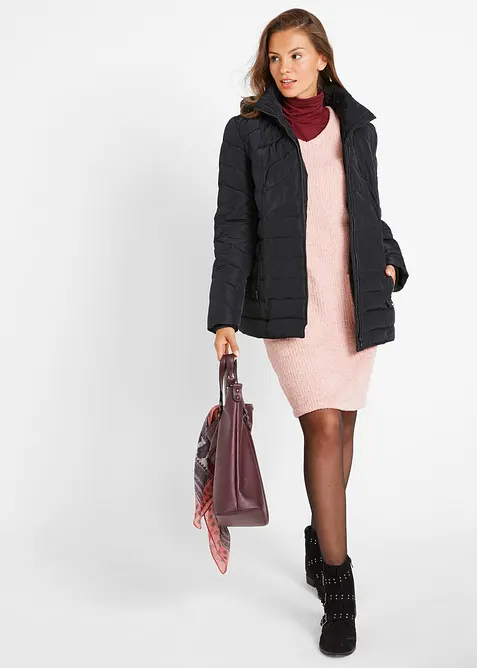 Lehká prošívaná bunda s odnímatelnou kapucí, bonprix