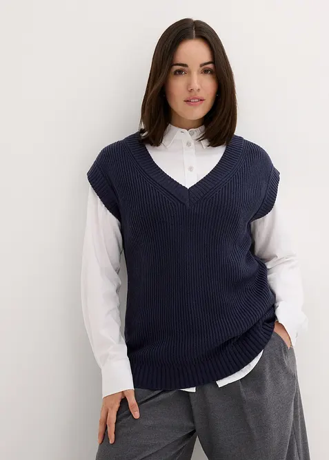 Pleten&aacute; vesta, bonprix