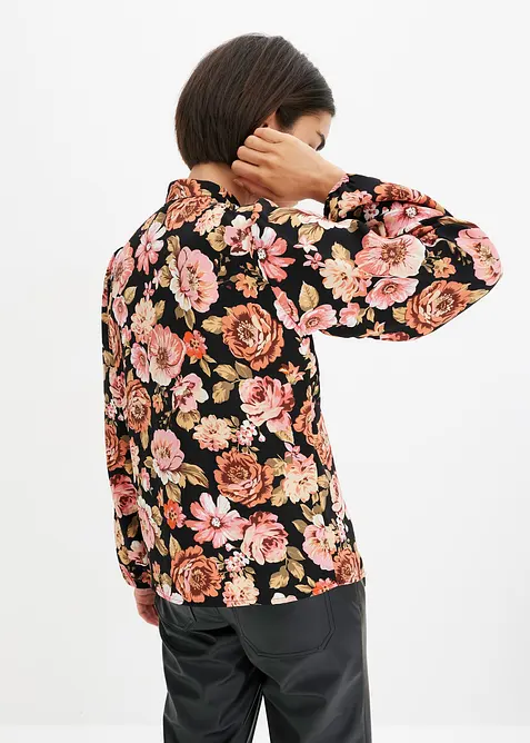 Poti&scaron;těn&aacute; halenka s ma&scaron;l&iacute; u krku, bonprix