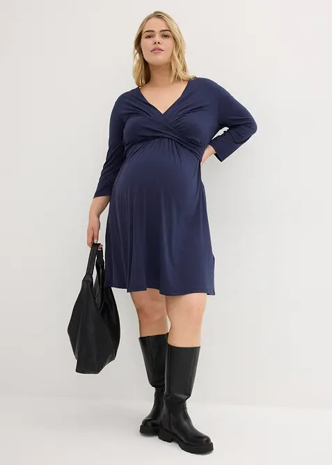 Těhotensk&eacute; a kojic&iacute; &scaron;aty 2 v 1, ze strečov&eacute; visk&oacute;zy, bonprix