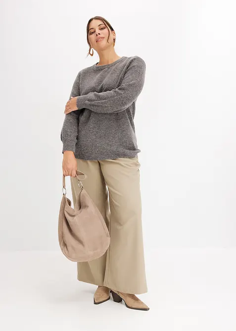 Svetr s bal&oacute;nov&yacute;mi ruk&aacute;vy, bonprix