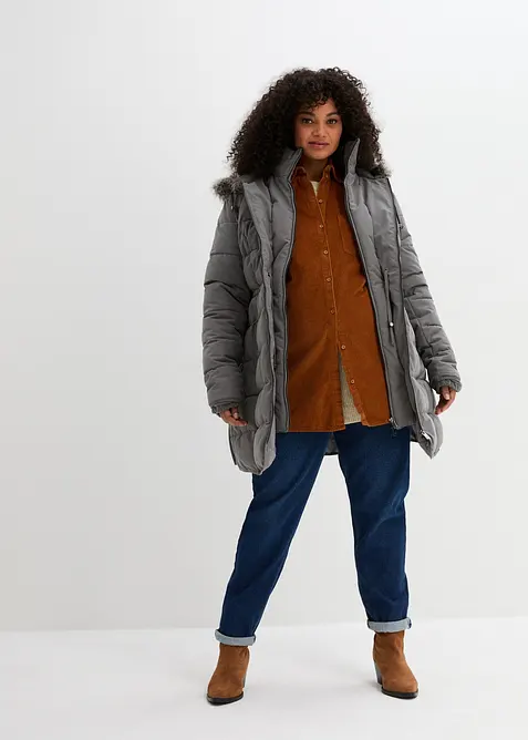 Těhotensk&aacute;/nos&iacute;c&iacute; bunda, pro&scaron;&iacute;van&aacute;, bonprix