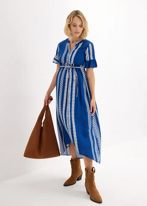 Těhotenské a kojicí šaty 2 v 1, ze splývavé viskózy, bonprix