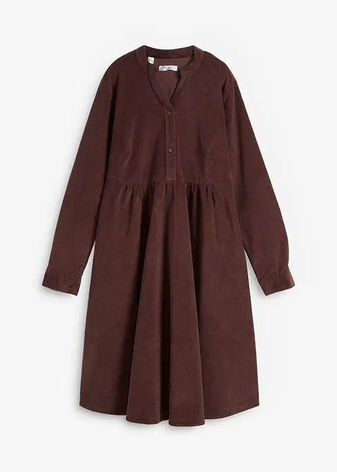 Šaty z bavlněného manšestru, bonprix