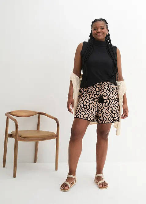 Žerzejov&eacute; &scaron;ortky z měkk&eacute; směsi s visk&oacute;zou, bonprix