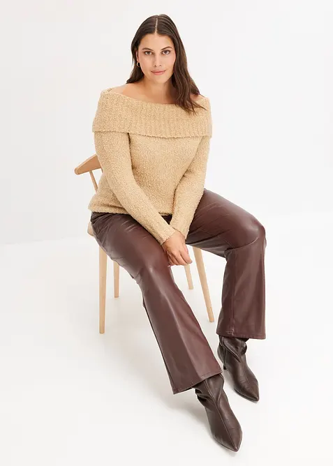 Svetr s odhalen&yacute;mi rameny, bonprix