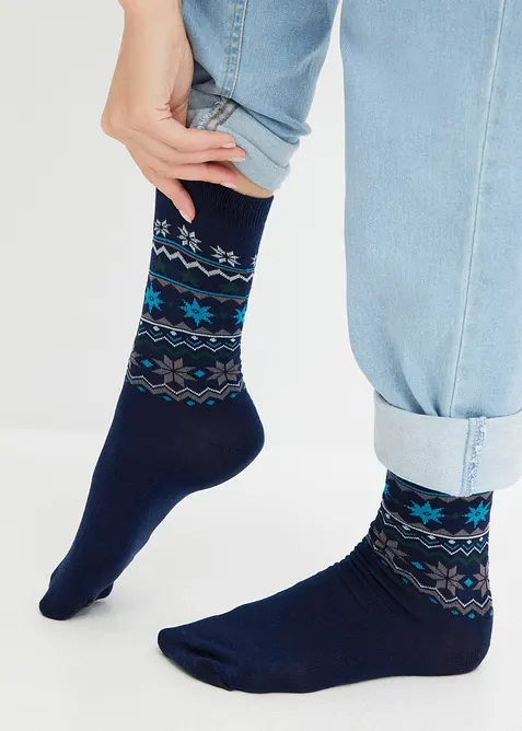 Ponožky s organickou bavlnou (6 párů v balení), bonprix