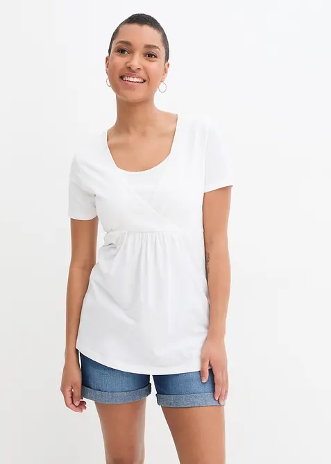 Těhotenské/kojicí tričko 2v1 (2 ks v balení), bonprix