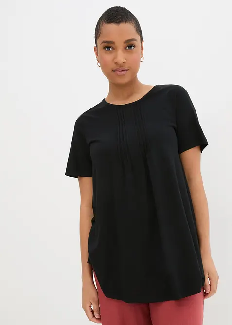 Tričko v &aacute;čkov&eacute; linii, kr&aacute;tk&yacute; ruk&aacute;v, bonprix