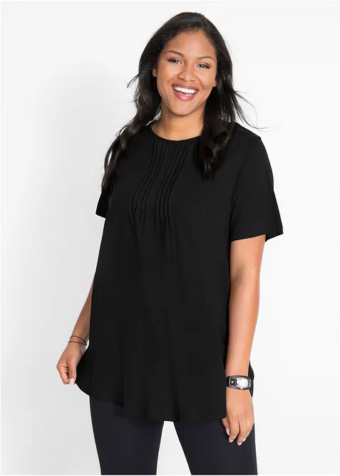 Tričko v &aacute;čkov&eacute; linii, kr&aacute;tk&yacute; ruk&aacute;v, bonprix