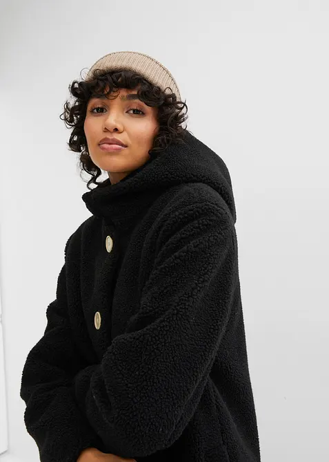 Ply&scaron;ov&yacute; kab&aacute;t s kapuc&iacute; a kapsami, bonprix