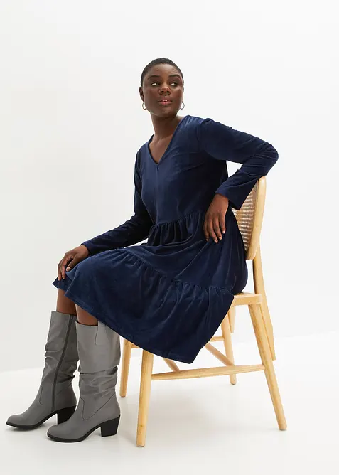 Mini&scaron;aty z elastick&eacute;ho sametu, bonprix