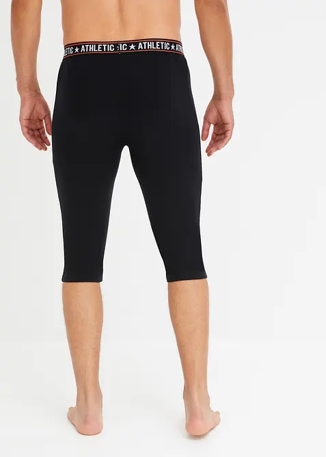 Dlouhé spodní kalhoty ve 3/4 délce, s bavlnou (2 ks v balení), bonprix