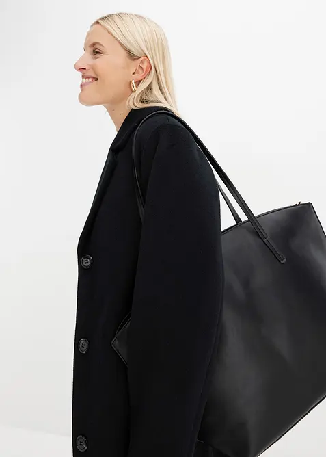 Kr&aacute;tk&yacute; kab&aacute;t ve vlněn&eacute;m vzhledu, bonprix