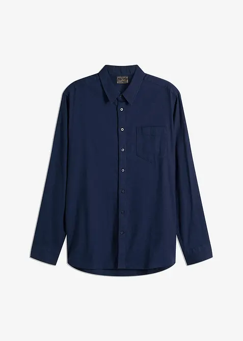 Flanelová košile z čisté bavlny, dlouhý rukáv, bonprix