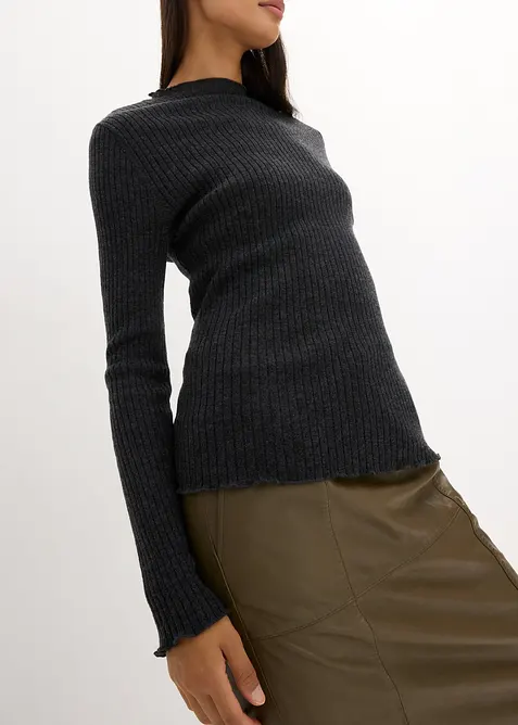 Svetr z velmi jemn&eacute; merino vlny, bonprix