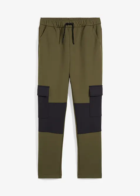 Softshellov&eacute; cargo kalhoty, s nastavitelnou &scaron;&iacute;řkou, bonprix