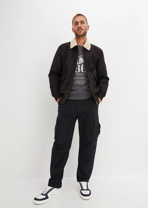 Mikina z měkké bavlněné směsi, bonprix