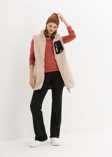 Vesta z medvídkového flísu, bonprix