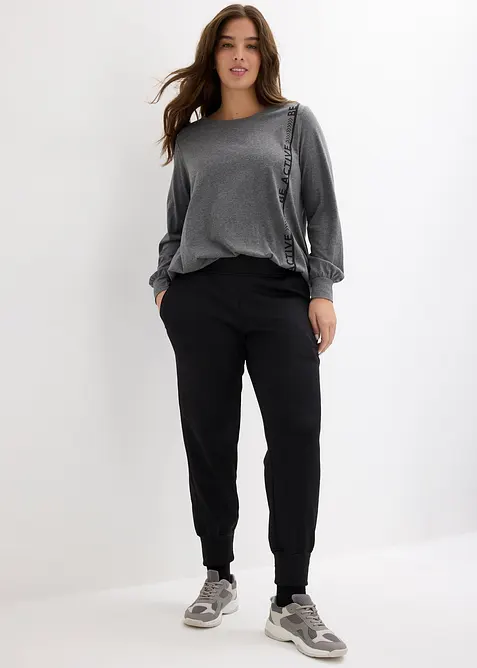 Super strečové joggingové kalhoty s pohodlnou podšívkou, bonprix